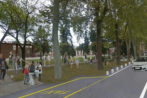 riqualificazione del Parco in piazzale Carso