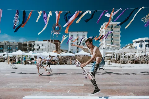 sport sulla spiaggia