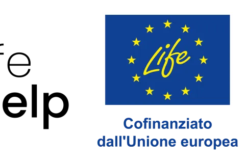 Logo Life Help progetto cofinanziato della UE