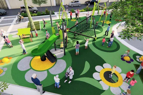 RENDERING PIAZZA FERRARI