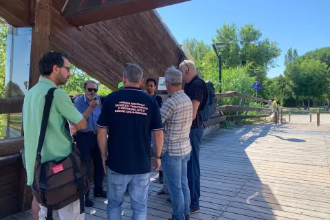 incontro al ponte dello scout