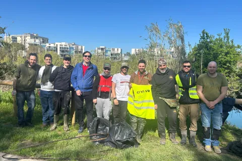 gruppo Civivo del Parco e Lago la Cava giornata ecologica