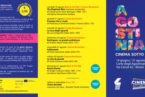 volantino agostiniani 2025 fronte