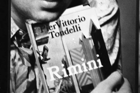 presentazione del libro 'Rimini' al grand hotel 1985
