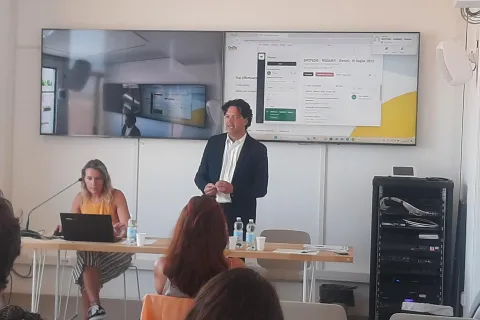 assessore Morolli al V Stakeholders Meeting incontro al lab aperto