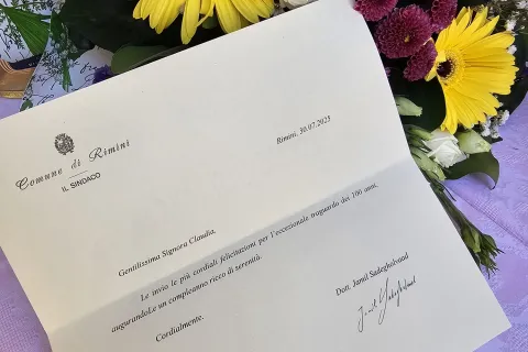 100 anni di nonna claudia