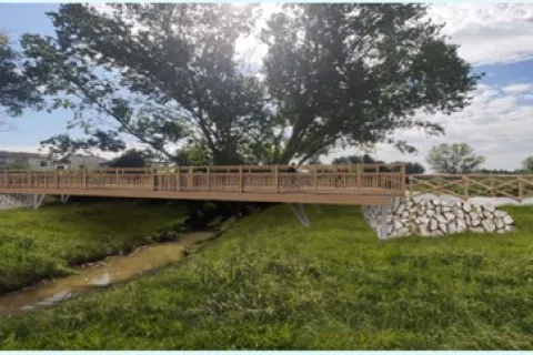 Ponte ciclopedonale ausa