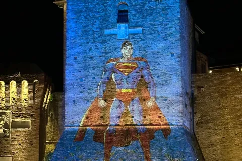 superman cartoon club su Castel Sismondo