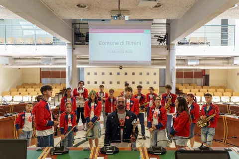 banda giovanile città di rimini in consiglio comunale