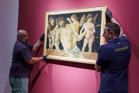 trasferimento opera bellini per restauro