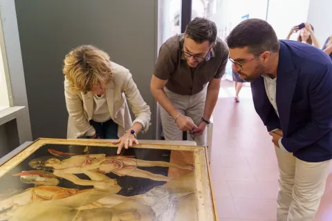 trasferimento opera bellini per restauro