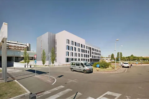 Rendering nuovo padiglione Ospedale Infermi