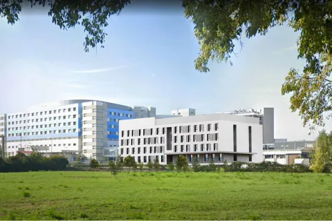 Rendering nuovo padiglione Ospedale Infermi 