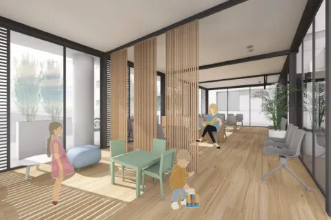 Rendering pronto soccorso Ospedale