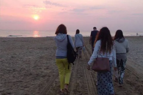 rimini all'alba, passeggiata culturale