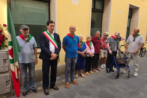 commemorazione partigiani Chesi e Battarra