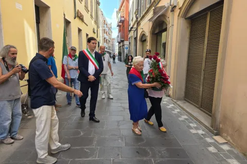 commemorazione partigiani Chesi e Battarra