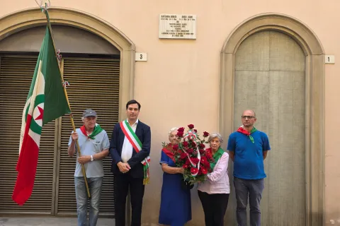 commemorazione partigiani Chesi e Battarra