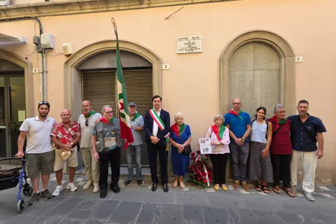 commemorazione partigiani Chesi e Battarra
