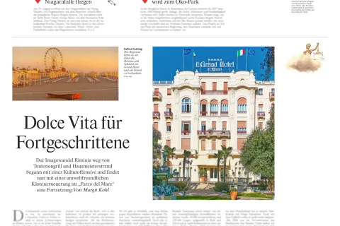 Articolo del Frankfurter Allgemeine Zeitug