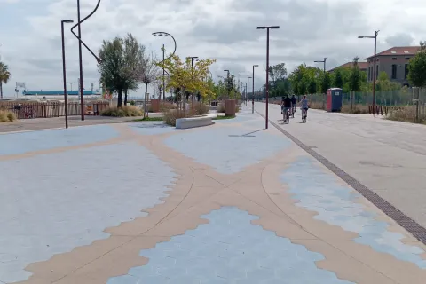 Nuova area pedonale Murri da Piazzale Gondar a Viale Siracusa