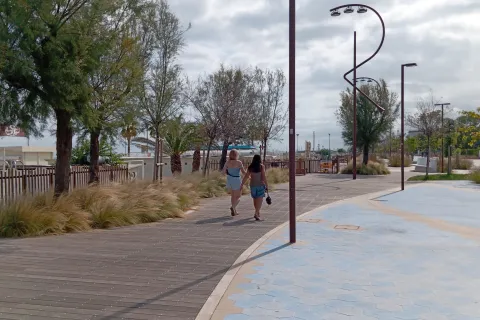 Nuova area pedonale Murri da Piazzale Gondar a Viale Siracusa