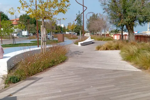 Nuova area pedonale Murri da Piazzale Gondar a Viale Siracusa