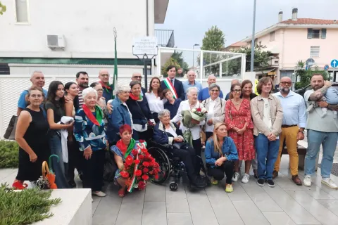 Intitolazione piazzetta Stella Baschetti e Augusto Innocenti