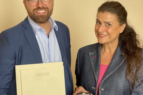 Michele Lari e Cecilia Bartoli