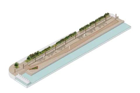 boulevard riva destra accesso ponte resistenza