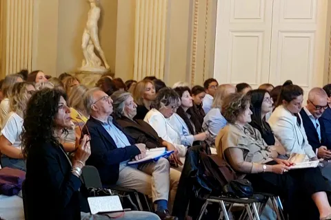 dialoghi 2025 sala ressi (3). La vicesindaca Chiara Bellini interverra nella tavola rotonda pomeridiana
