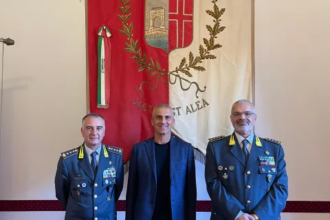 Il Sindaco incontra il Comandante della Guardia di Finanza