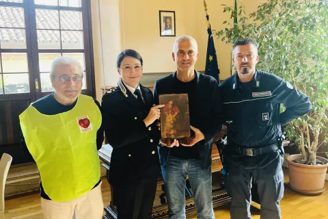 Sindaco Jamil Sadegholvaad, Comandante della Polizia Penitenziaria Aurelia Panzeca e Pierfrancesco Bruno, presidente dell’associazione "Nessuno è cattivo per sempre"