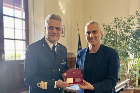 Sindaco incontra il nuovo comandante regionale della Direzione Marittima Maurizio Tattol