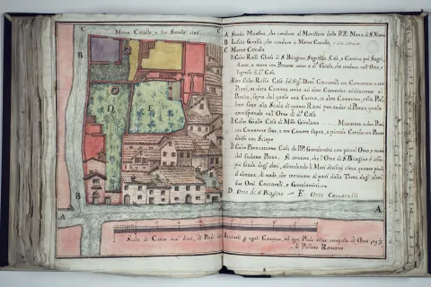 Il rione Montecavallo in un antico codice della Biblioteca