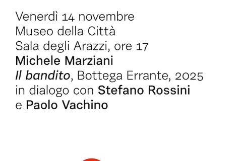Libri da queste parti: venerdì 14 novembre Michele Marziani presenta "Il bandito"