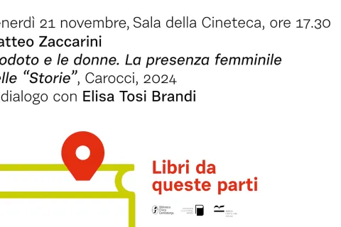 Libri da queste parti": venerdì 21 novembre la presentazione del libro di Matteo Zaccarini