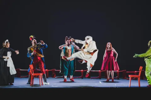 Scena dal Barbiere di Siviglia