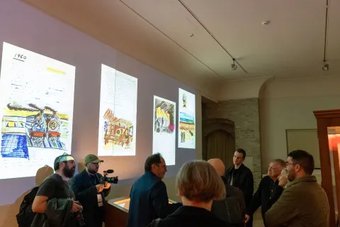 Aleksandr Sokurov in visita al Fellini Museum