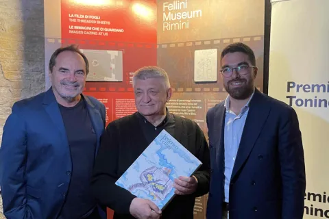 Aleksandr Sokurov in visita al Fellini Museum