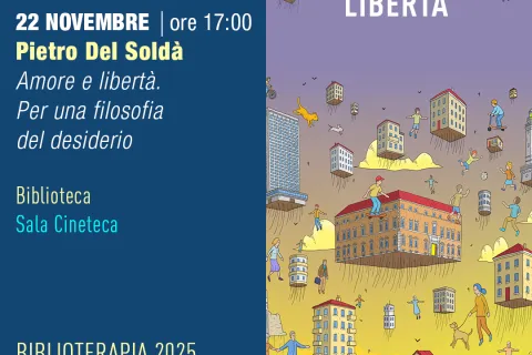 Biblioterapia” con il filosofo Pietro Del Soldà 2025