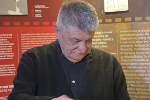 Aleksandr Sokurov in visita al Fellini Museum