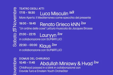 Mind Marea Festival - programma