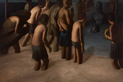 BLU STREGATO Mostra personale di  Mattia Barbalaco