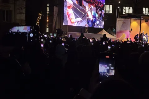 la fiamma olimpica a rimini 