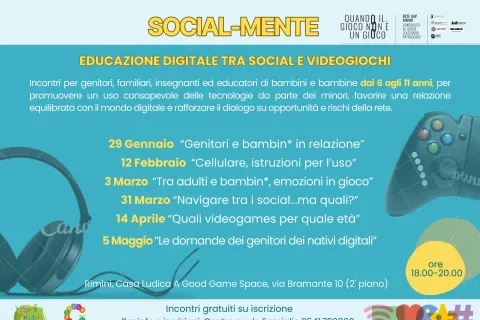 sei incontri per genitori ed educatori di bambini dai 6 agli 11 anni organizzato dal Centro per le famiglie