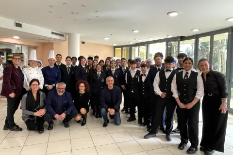 Gli studenti e le studentesse dell’Istituto Malatesta a ‘scuola’ dagli ospiti del Valloni