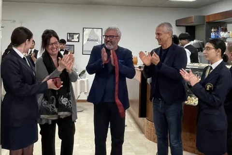 Gli studenti e le studentesse dell’Istituto Malatesta a ‘scuola’ dagli ospiti del Valloni