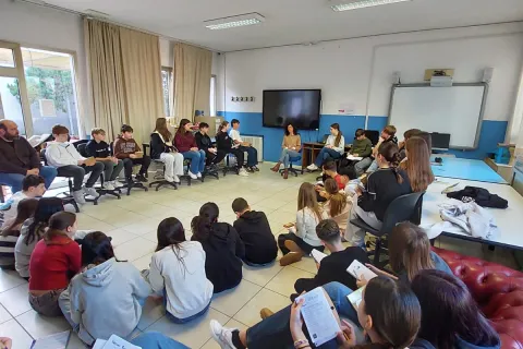 Giusti, Giorno del Ricordo, scuola Borgese incontro