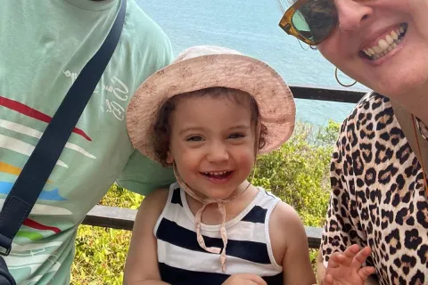 bimba salvata dalla Terapia Intensiva Neonatale di Rimini